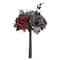 10" Red & Black Rose & Daisy Bouquet by Ashland®